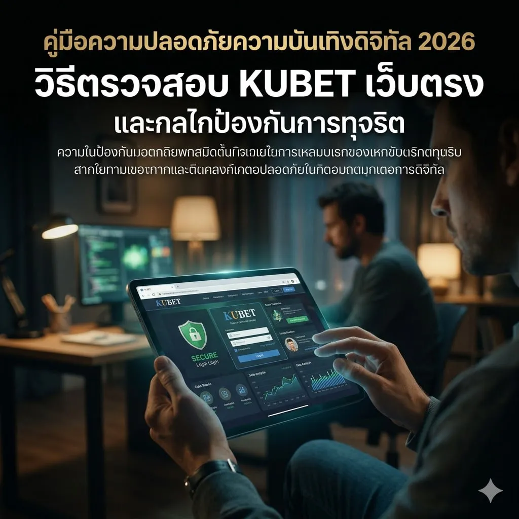 คู่มือความปลอดภัยความบันเทิงดิจิทัล 2026: วิธีตรวจสอบ KUBET เว็บตรงและกลไกป้องกันการทุจริต