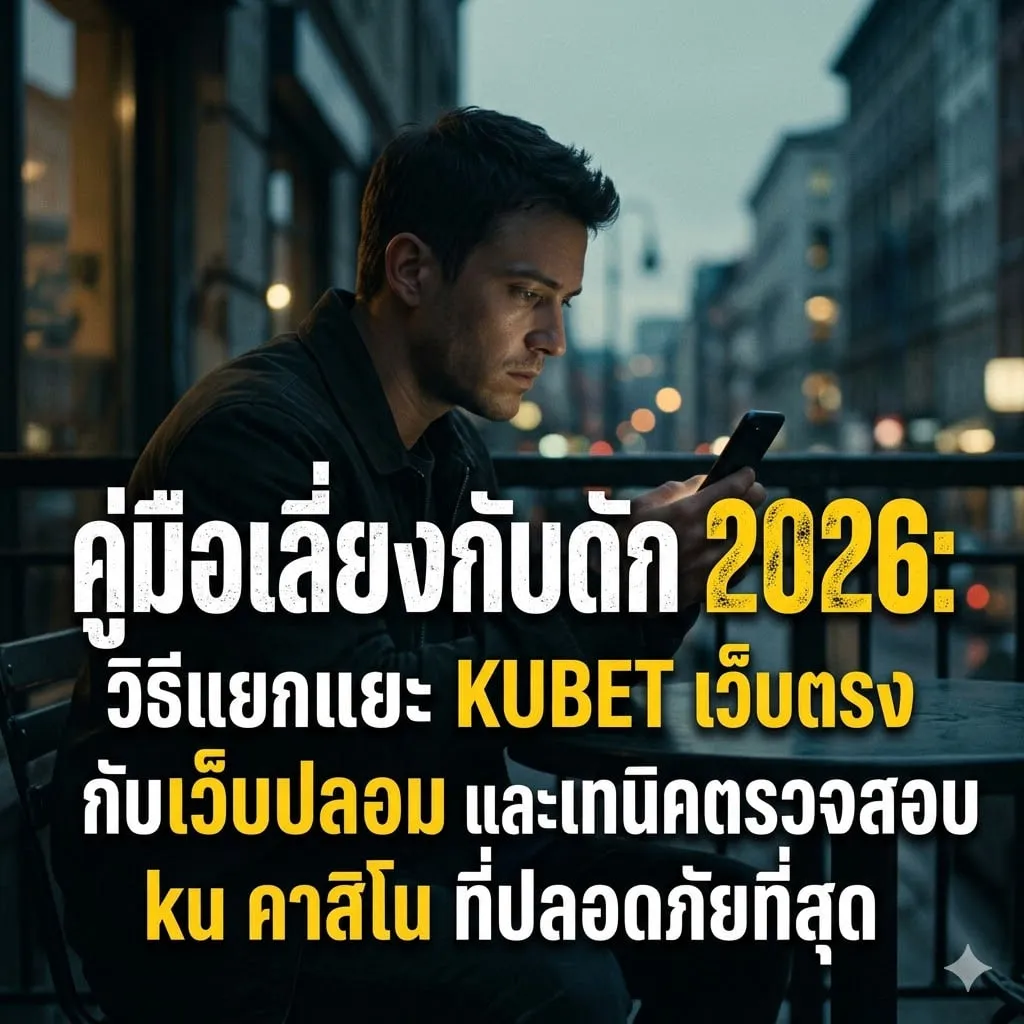 คู่มือเลี่ยงกับดัก 2026: วิธีแยกแยะ KUBET เว็บตรง กับเว็บปลอม และเทคนิคการตรวจสอบ ku คาสิโน ที่ปลอดภัยที่สุด