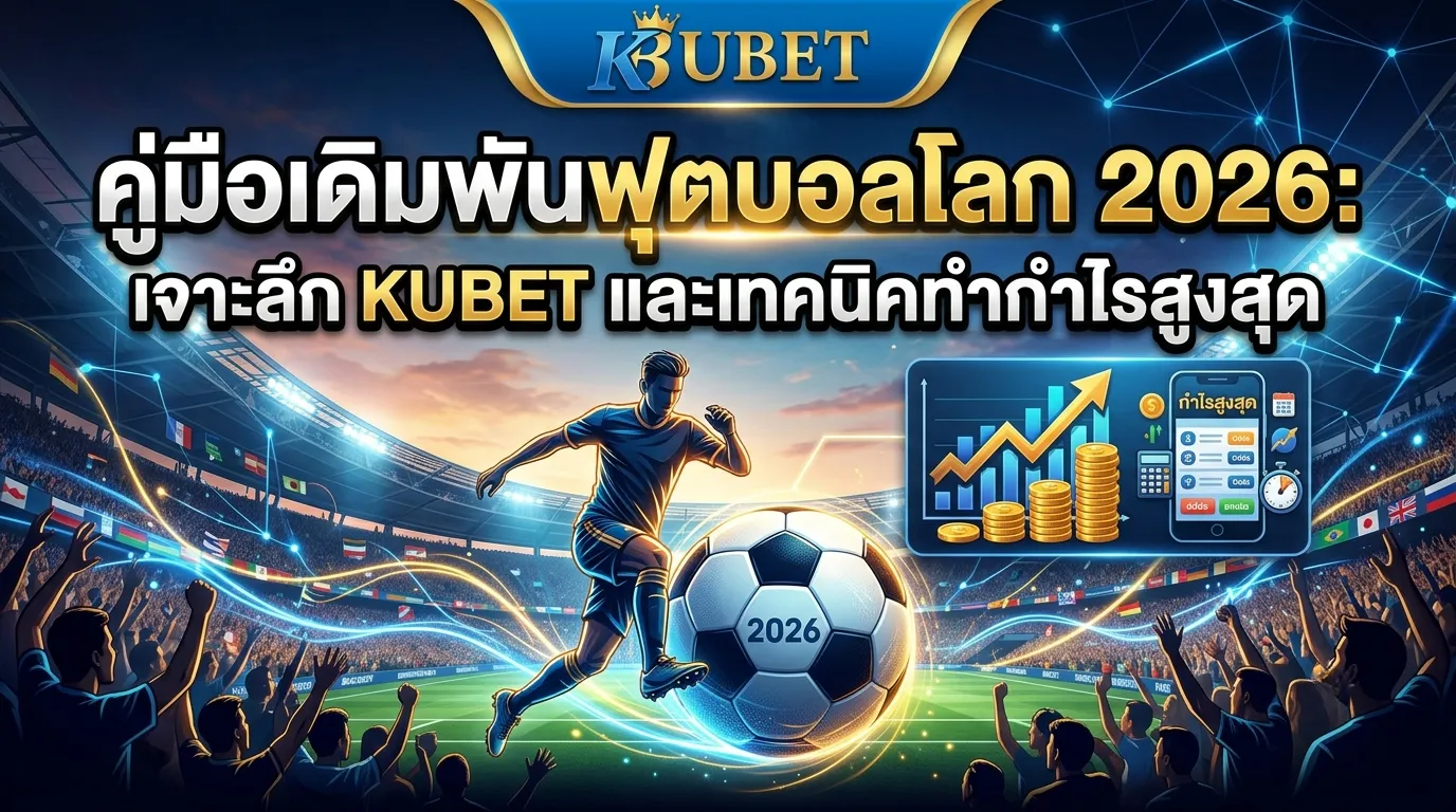 คู่มือเดิมพันฟุตบอลโลก 2026: เจาะลึก KUBET และเทคนิคทำกำไรสูงสุด