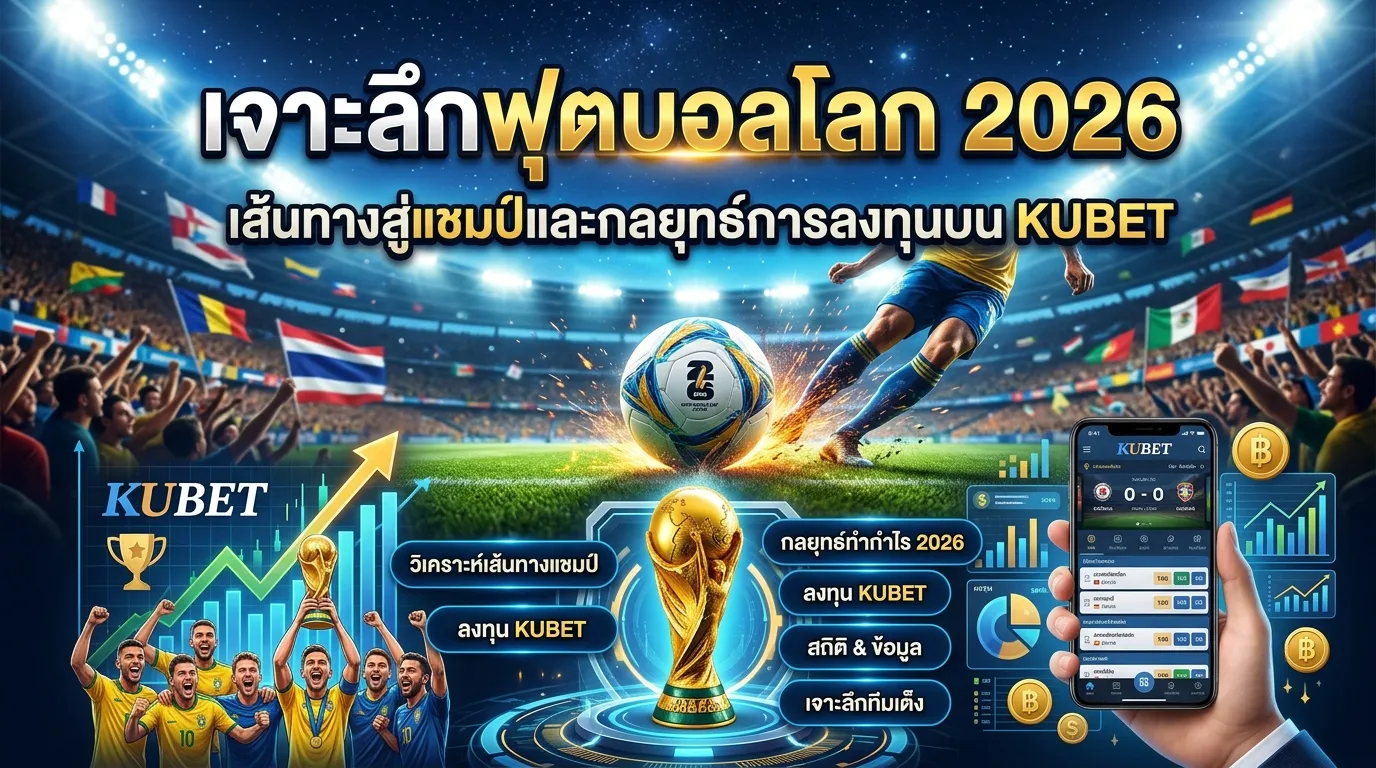 เจาะลึกฟุตบอลโลก 2026: เส้นทางสู่แชมป์และกลยุทธ์การลงทุนบน KUBET