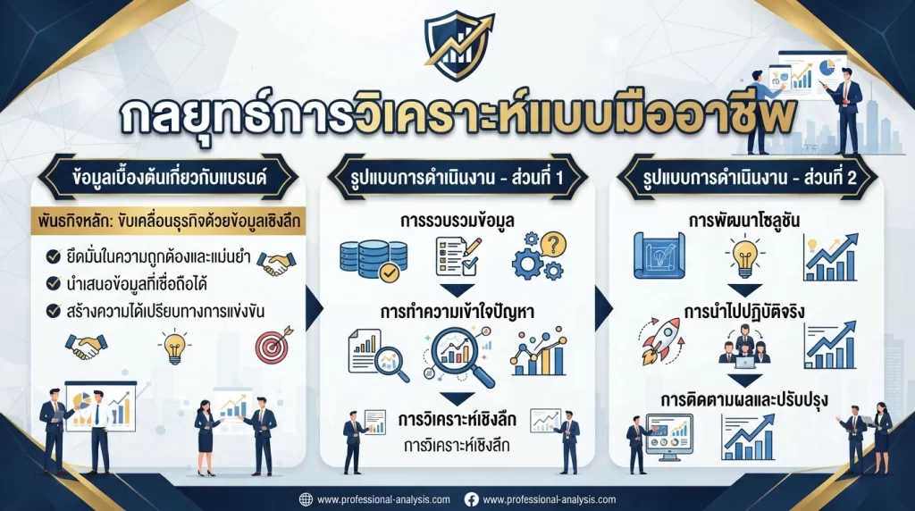 กลยุทธ์การวิเคราะห์แบบมืออาชีพ